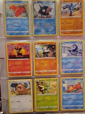 Pokemon Trading Card Lot - Yellow Border Assortment